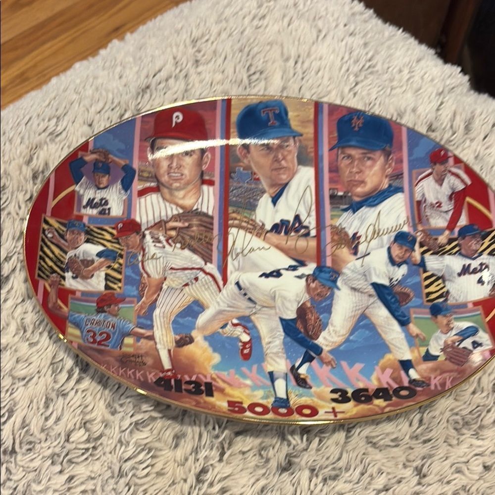 Sports‎ Impressions Kings of K Plate OS Multicolor Excellent MLB Nolan Ryan 1990